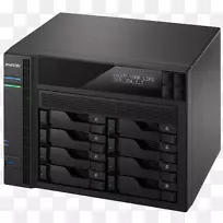 英特尔网络存储系统Asustor AS-7008tNAS服务器-Sata 6GB/s/eSATA Asustor Inc.硬盘-英特尔