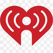 iHeartRadio因特网电台iHeartMedia徽标流媒体