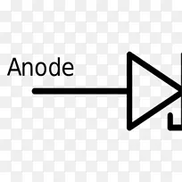 隧道二极管变容电子符号齐纳二极管符号