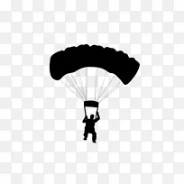 跳伞降落伞伞兵滑翔伞串联跳伞降落伞