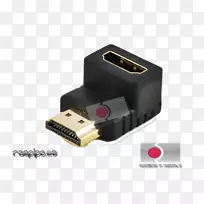 HDMI显卡和视频适配器电缆电连接器.男医生