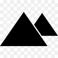埃及金字塔三角形符号计算机图标金字塔