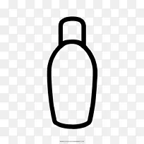 塑料瓶绘制着色书-瓶