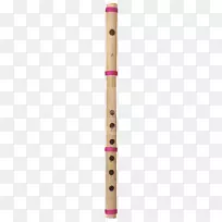 班苏里竹制乐器长笛