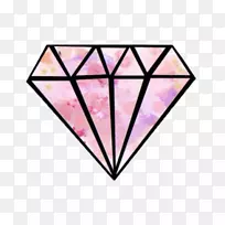 粉红钻石纸粘合剂-钻石