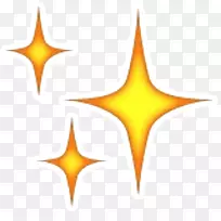 表情符号贴纸画星-表情符号