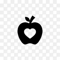 电脑图标苹果标志符号-苹果