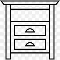 床头柜抽屉夹艺术桌