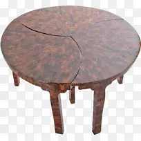 咖啡桌木材染色桌