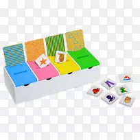 游戏粉笔&笑立方材料-粉笔盒