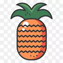 菠萝电脑图标剪辑艺术-菠萝