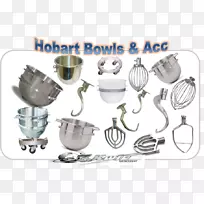 搅拌机，霍巴特公司，碗，搅拌器，铲子
