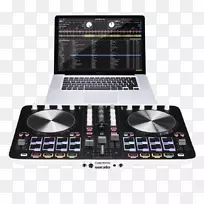 DJ控制器重新循环beatMix 4光盘骑师音频混频器dj混音