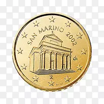 圣马力诺Sammarinese欧元硬币