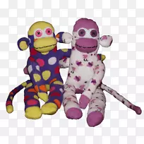 毛绒玩具和毛绒猴子材料-猴子