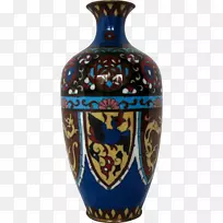 花瓶景泰蓝彩色玻璃陶瓷花瓶