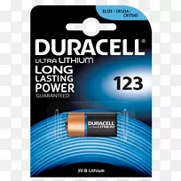 杜拉塞尔锂电池按钮电池Bateria CR 123-电池