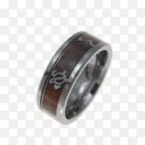 结婚戒指镶嵌碳化钨戒指