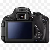 佳能Eos 700 D佳能ef-s 18-55 mm镜头佳能安装数码单反相机