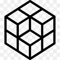 着色书魔方图-立方体