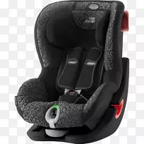 Britax r mer King II ats Romer黑色系列国王II ls婴儿和蹒跚学步的汽车座椅ISOFIX