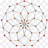 线对称点角图案线