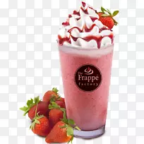 奶昔，健康奶昔，草莓汁，无酒精饮料-草莓