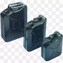 易拉罐汽油化成塑料燃料.Jerrycan