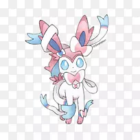兔口袋妖怪x和y Pokémon Absol Eevee-兔子