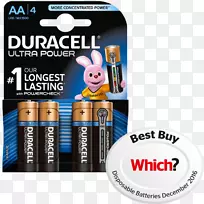 杜拉塞尔aaa电池碱性电池