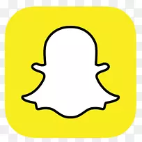 Snapchat标志广告快照公司。-Snapchat