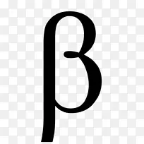 β粒子希腊字母符号.符号
