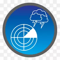天气雷达标志天气警告-天气