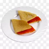 玉米煎饼快餐玉米片盘bánh-肉