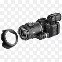 数码单反摄像机镜头jvc gc-px100-照相机镜头