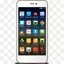 Micromax画布表示4G q 413 android Kitkat micromax信息学智能手机-android