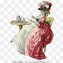 18世纪的格莱丽与服装法国贝格雷帽