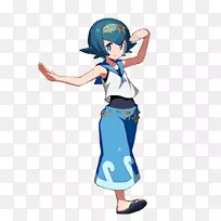 神奇宝贝太阳和月亮灰Ketchum Pokémon x和y Lana