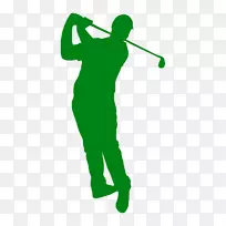 高尔夫球杆高尔夫球手剪贴画-高尔夫
