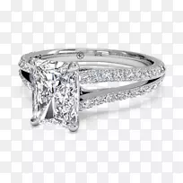 结婚戒指钻石切割订婚戒指