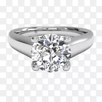订婚戒指结婚戒指丽塔尼纸牌结婚戒指