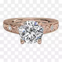 订婚戒指，结婚戒指，钻石切割，永恒戒指-结婚戒指