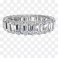 钻石切割永恒戒指婚戒订婚戒指结婚戒指