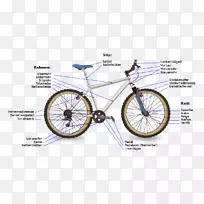 自行车架山地车自行车电动自行车-自行车