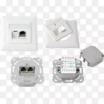电子连接器rj-45 cégorie 6a