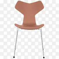3107型椅子蚂蚁椅蛋丹麦艺术设计博物馆-椅子