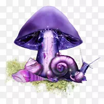 蘑菇木耳剪贴画-蘑菇