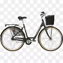 电动自行车马鞍袋跨过车架城市自行车