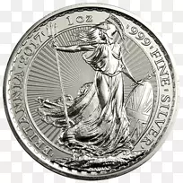 英国钱币100 złOtych 1966 Mieszko i d dąbrówka Apmex