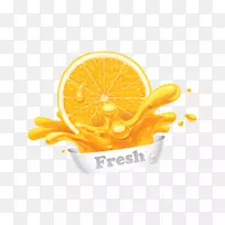 橙汁橙子片